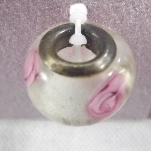 Pink Rose 925 Murano Glass Bead - Picture 4 of 6